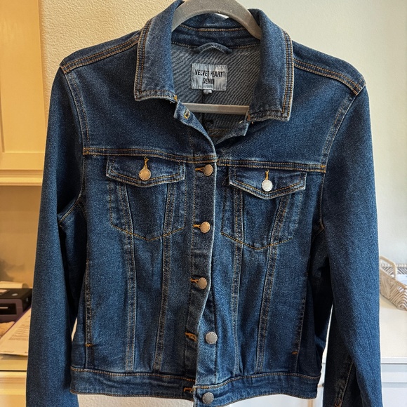 Velvet Heart Jackets & Blazers - VELVET HEART DENIM JACKET MED
